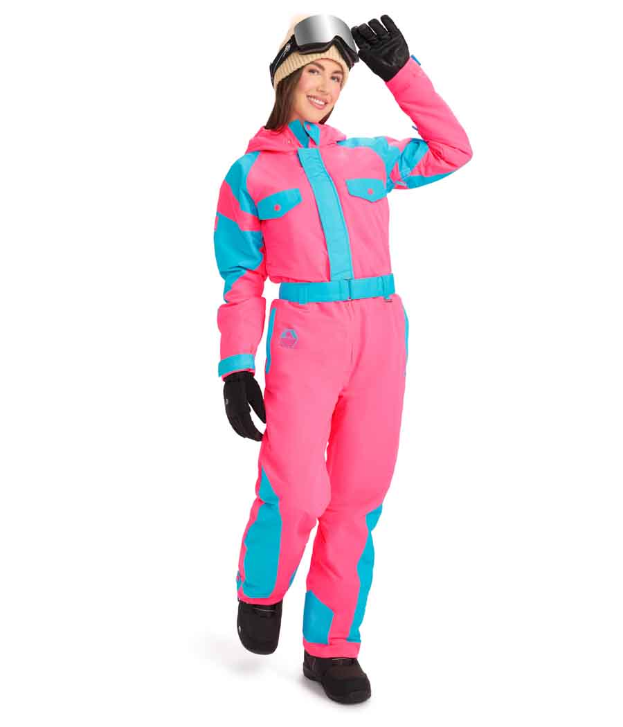 Women's Neon Bunny Ski Suit