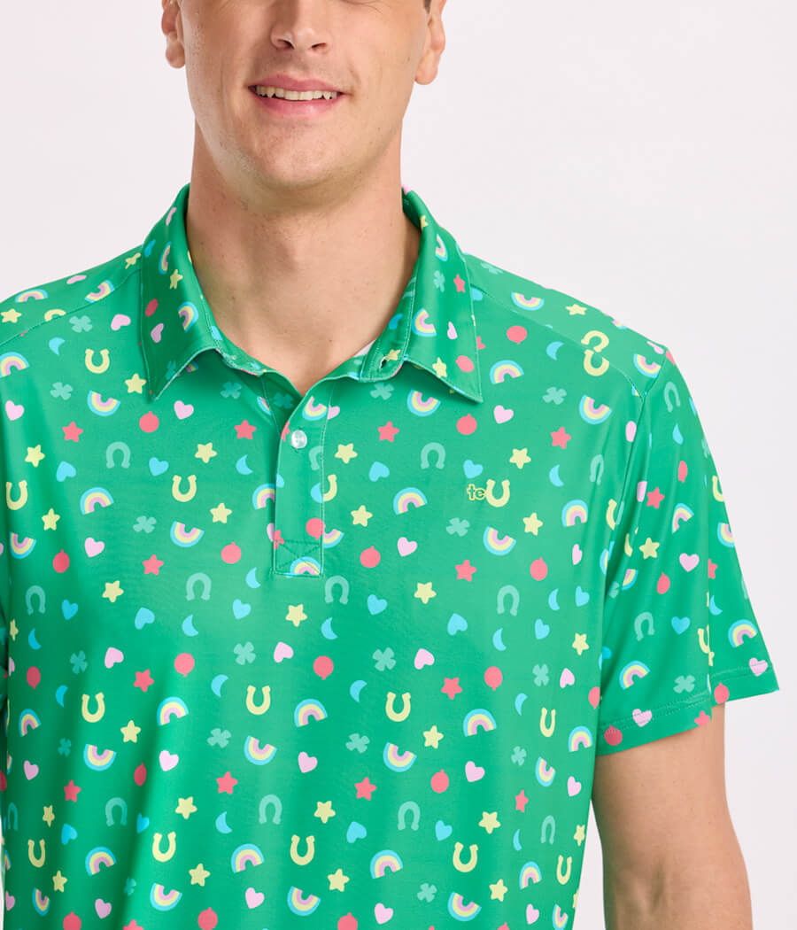 Men's Lucky Charmer Golf Polo