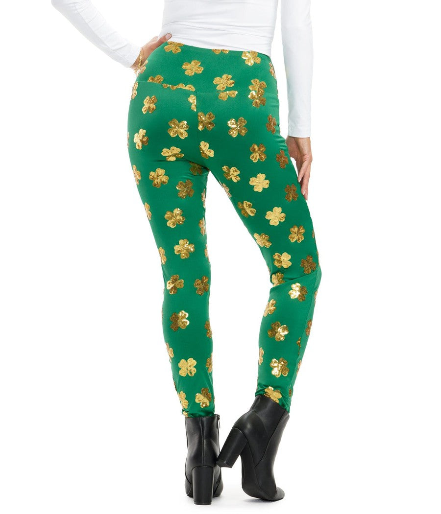 Womens Crazy St. Patrick's Day Leggings Green Printed Shamrock Irish Yoga  Workout Pants High Waisted Slim Fit Pj at  Women's Clothing store
