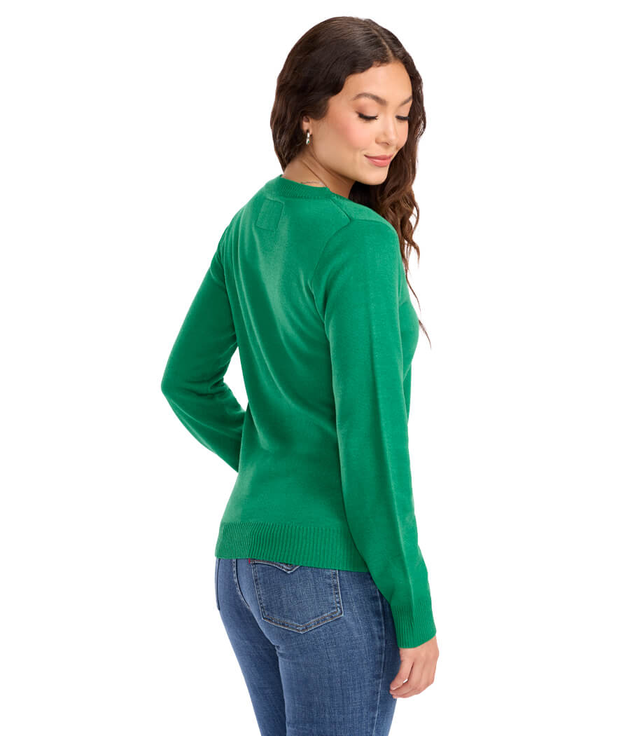 Women's Clover Cardigan Sweater Image 2