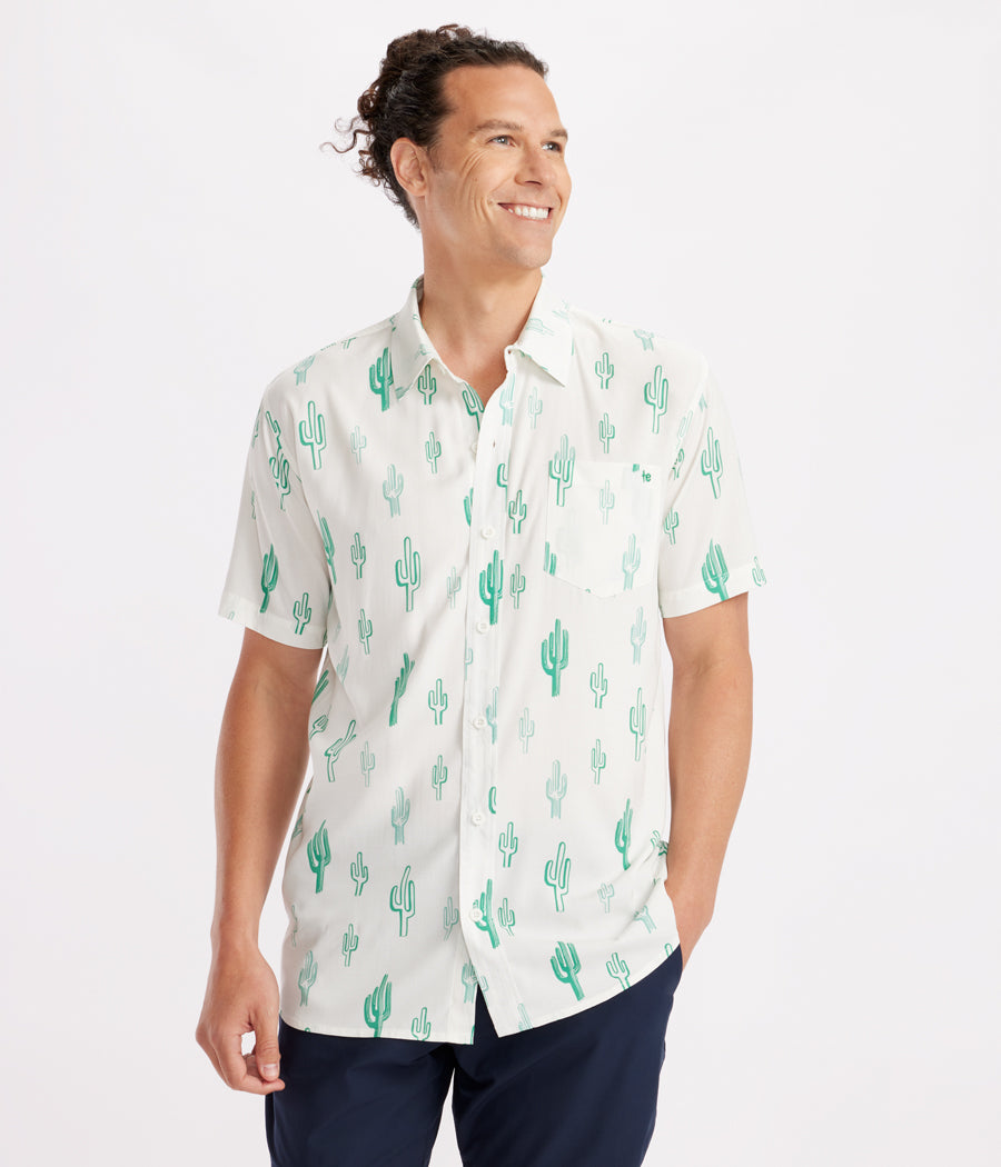 Men's Cali Cactus Hawaiian Shirt Image 2