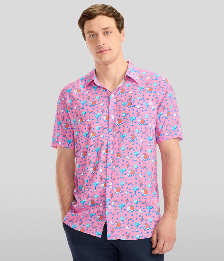 Men's Taco Gato Hawaiian Shirt Image 2