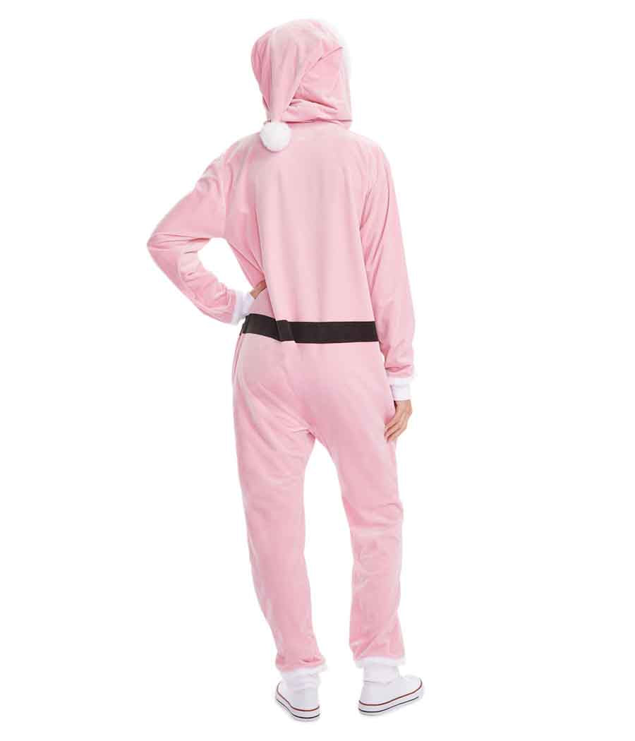 Women's Pink Santa Jumpsuit