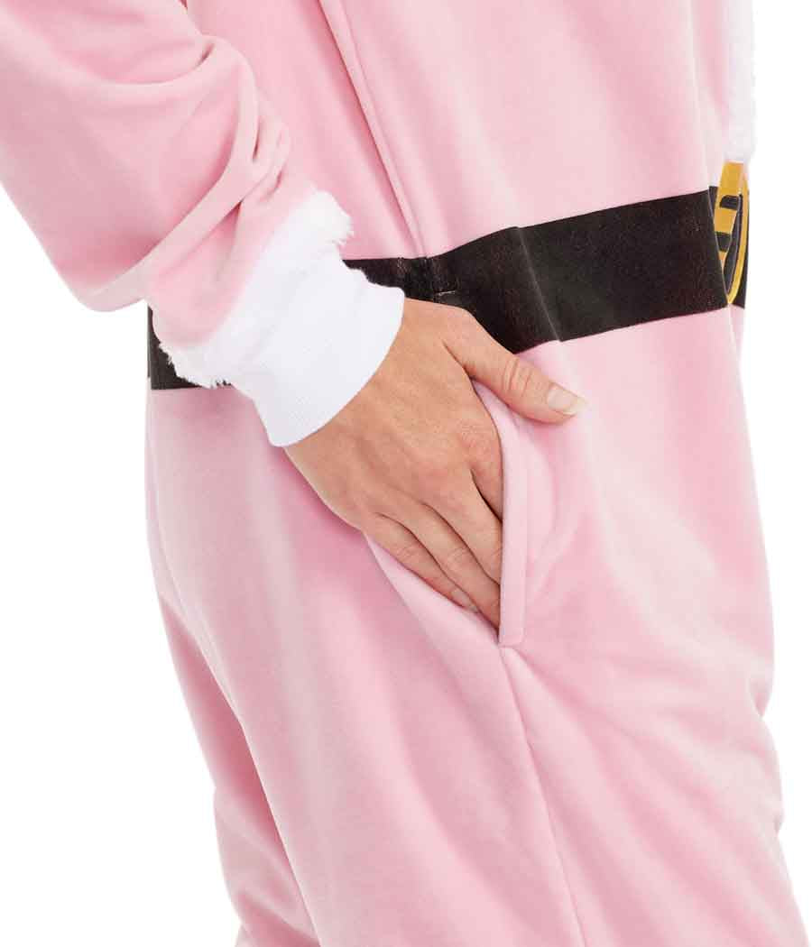 Women's Pink Santa Jumpsuit