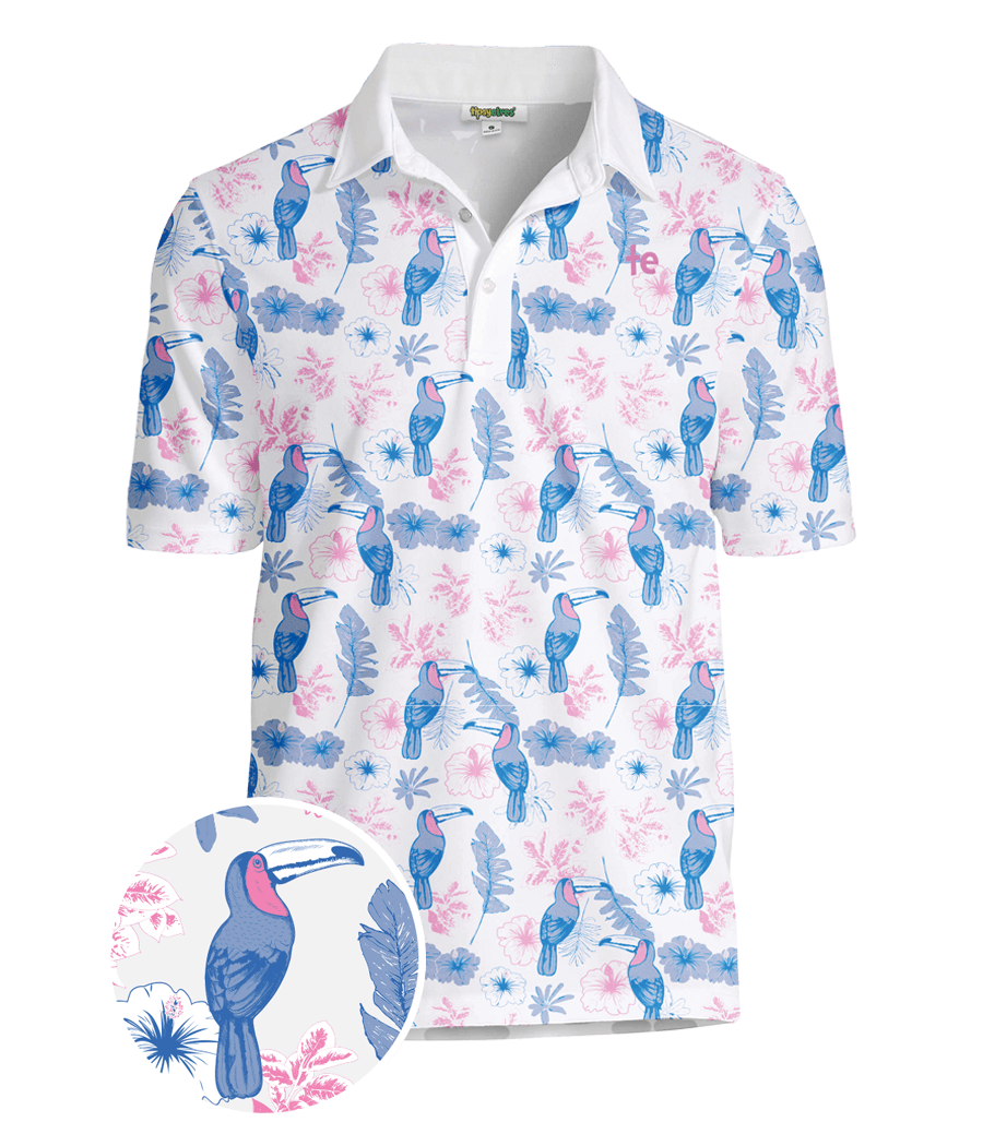 Men's Toucan Tango Disc Golf Polo