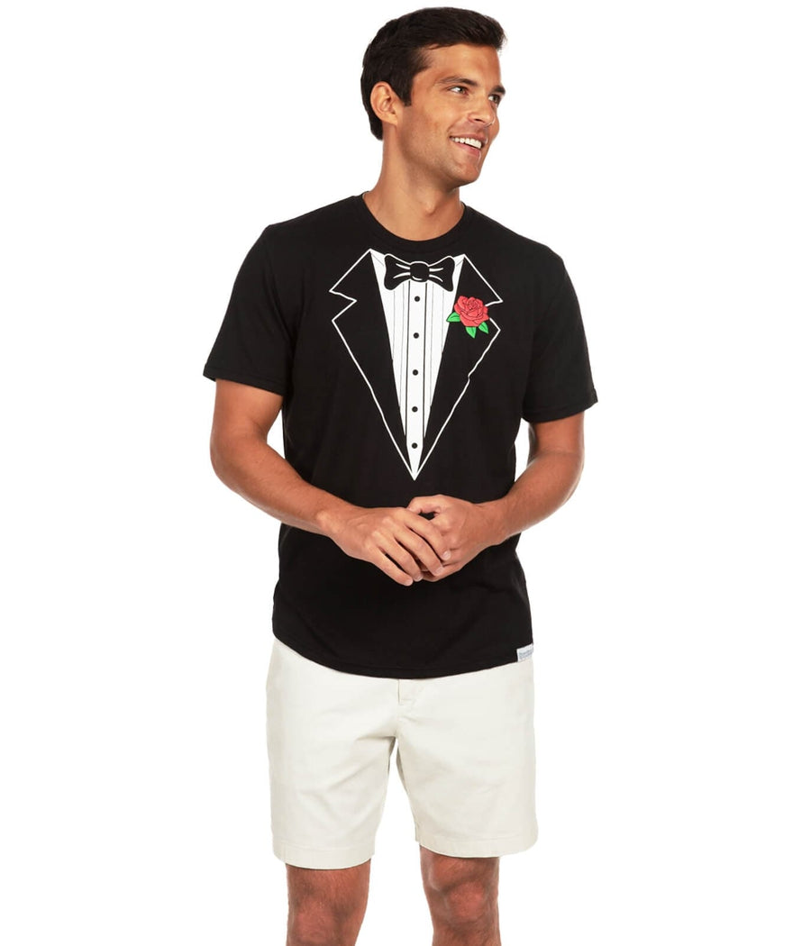 Tuxedo t shirt outlet and shorts