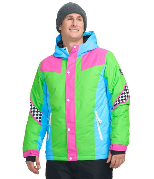 Neon green outlet ski jacket