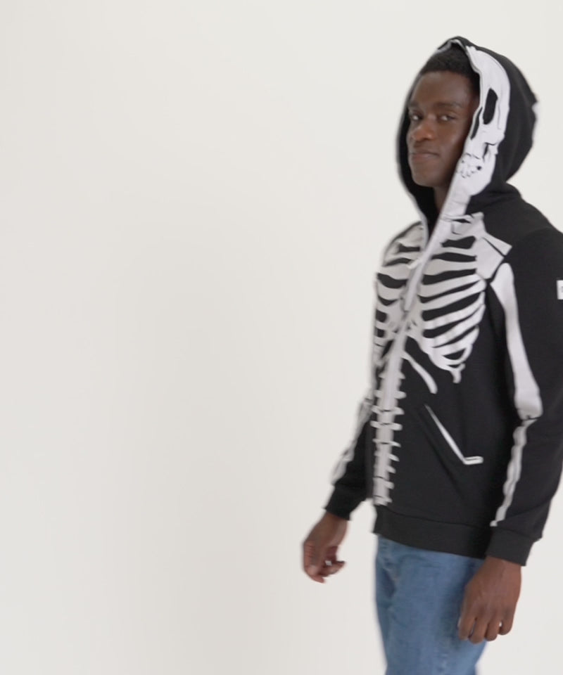 Men's Skeleton Hoodie Image 3