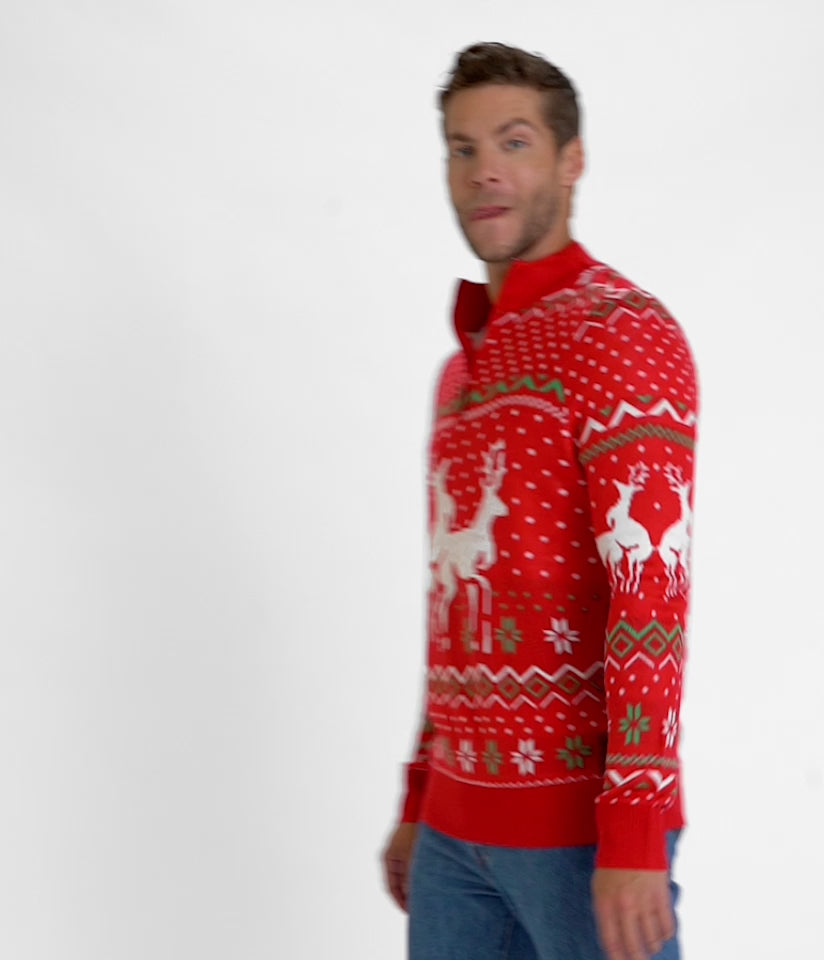 Men's Christmas Climax Christmas Sweater Image 3