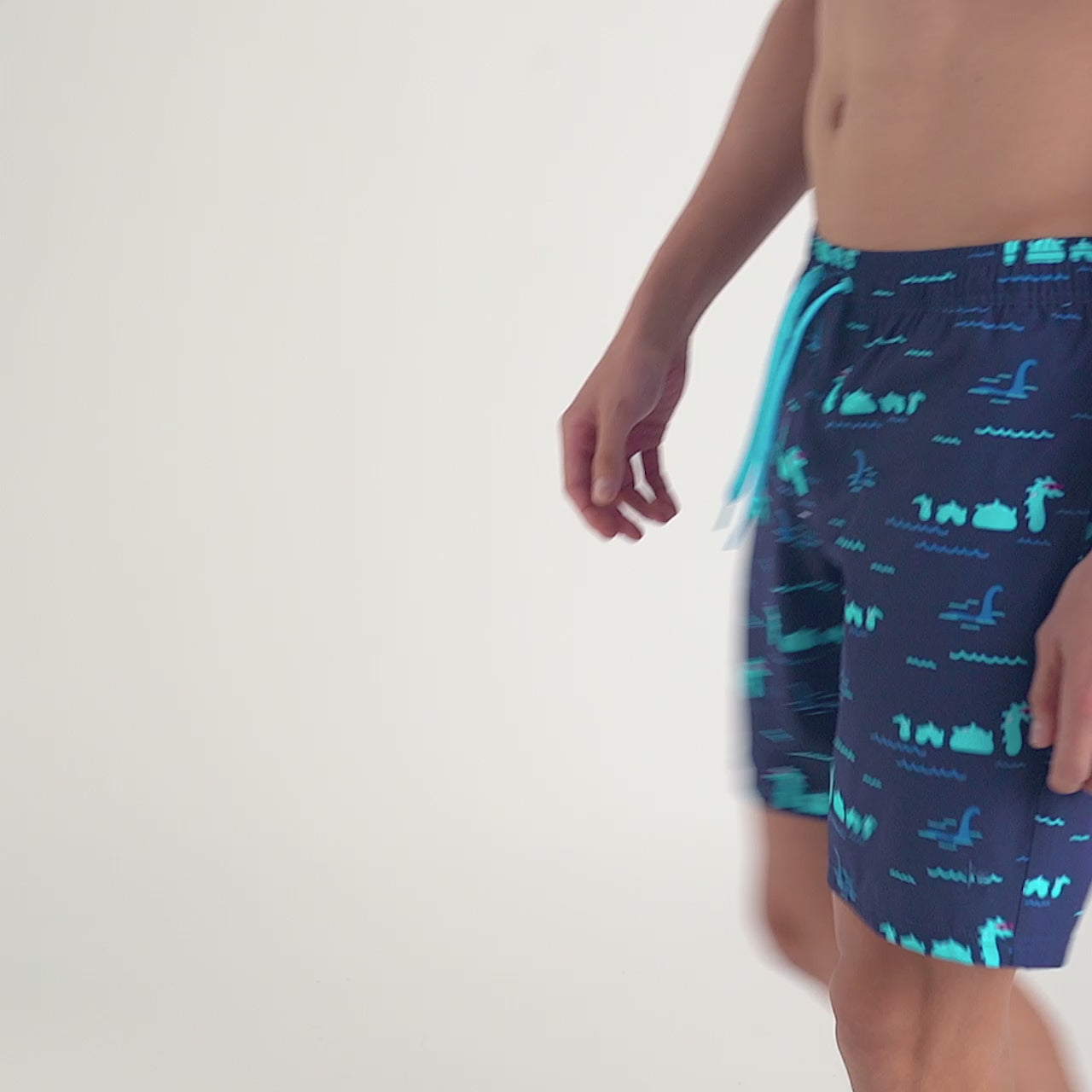 Nothin' But Nessy Stretch Swim Trunks Image 5