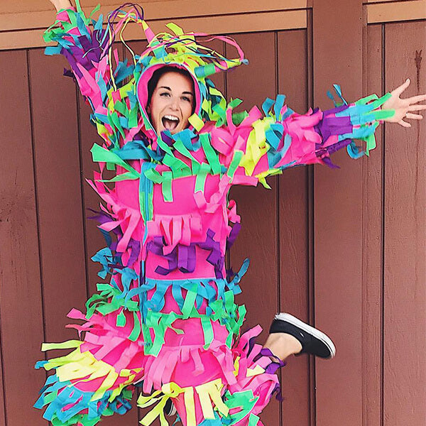 shop halloween costumes - women wearing women's pinata jumpsuit costume