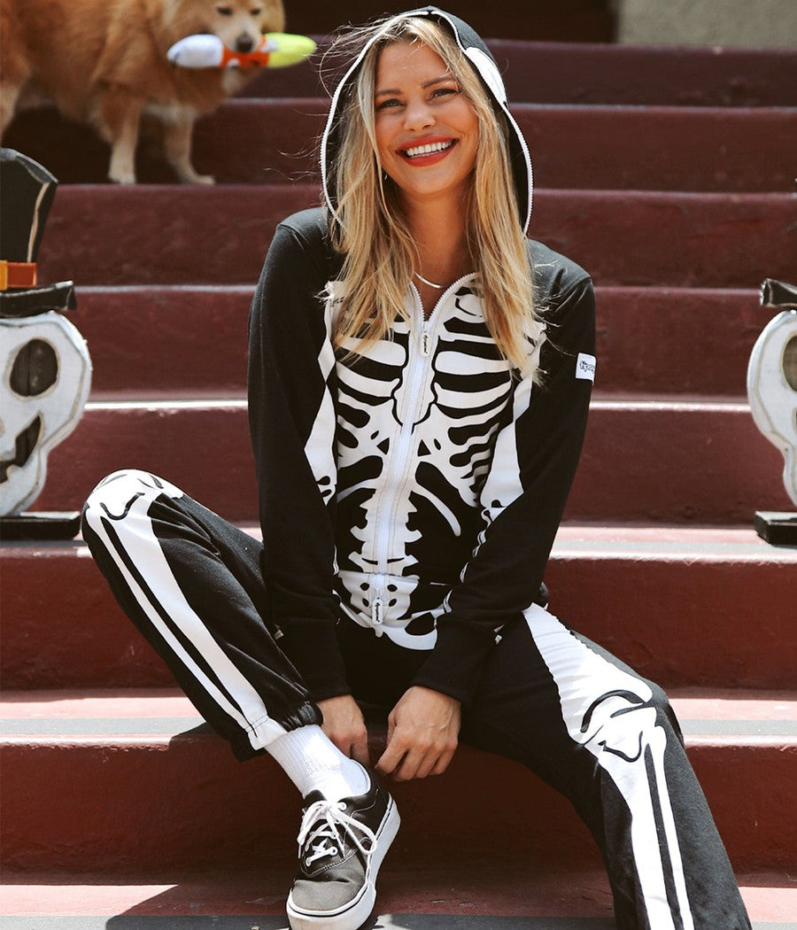 Women's Skeleton Costume Image 4