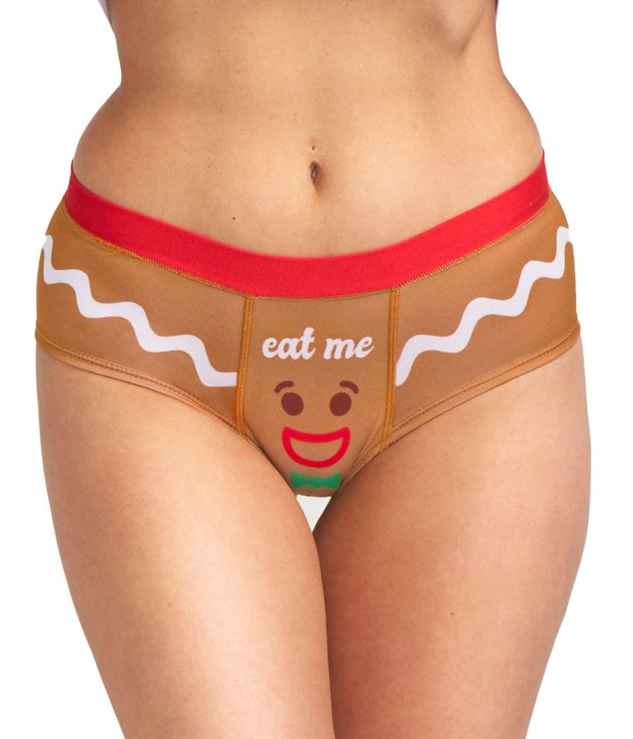 Touch My Elf Christmas Panties Christmas Underwear Naughty Elf Panties  White Elephant Gift -  Canada