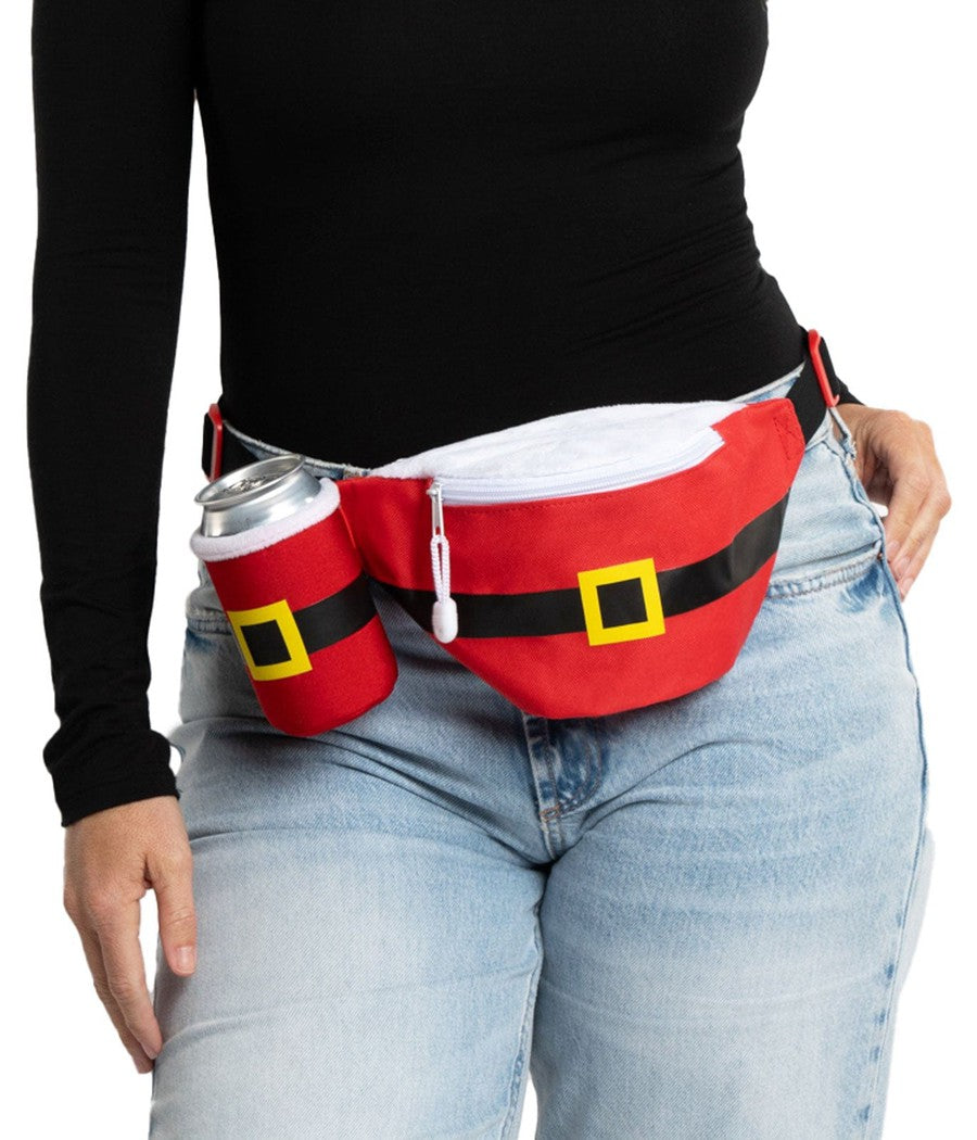 Santa Claus Fanny Pack with Drink Holder Christmas Outfits