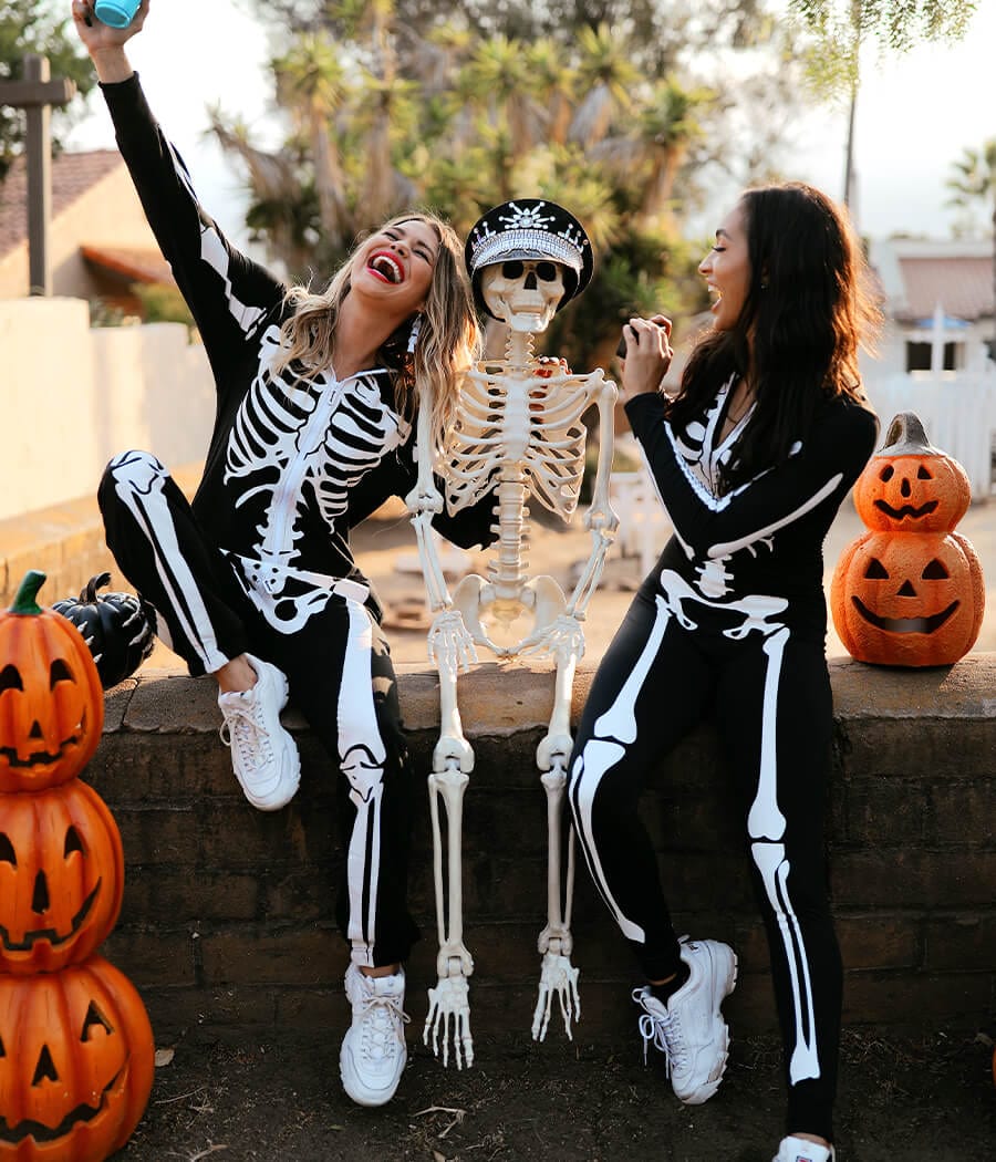 Ladies skeleton shop costume