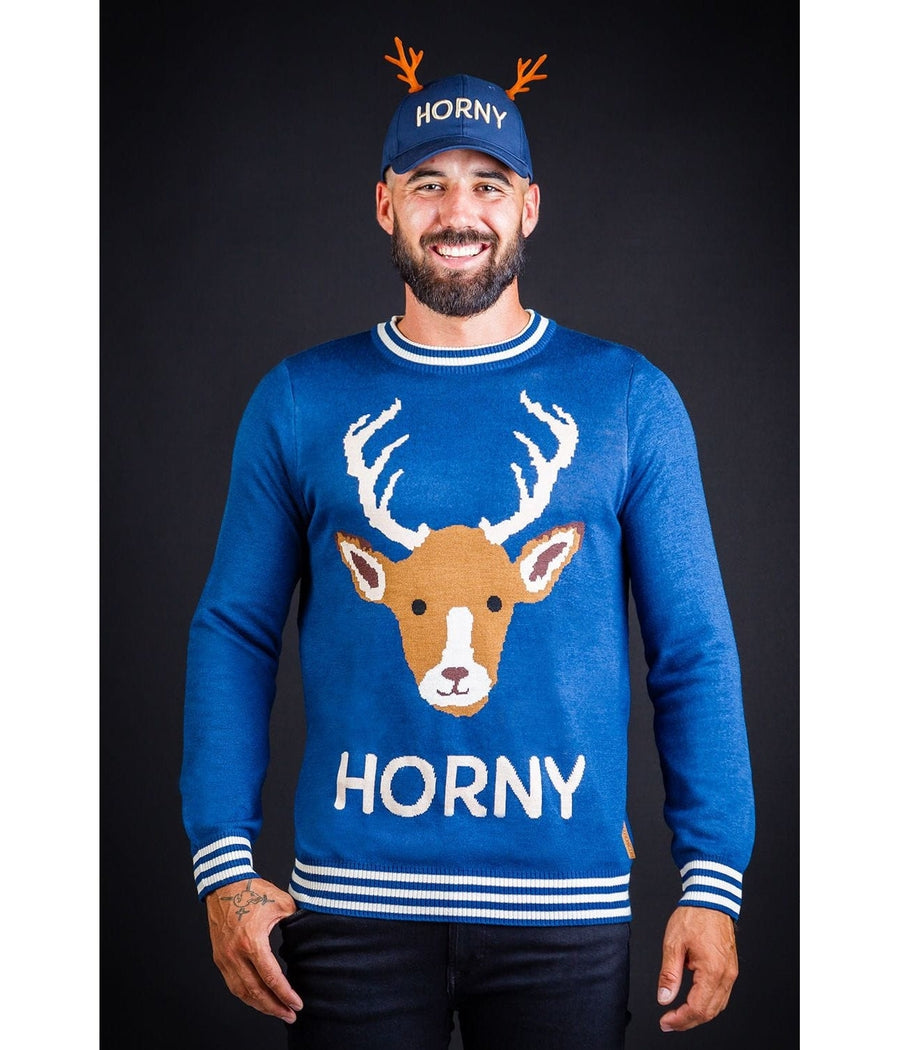 Deer hotsell sweater mens