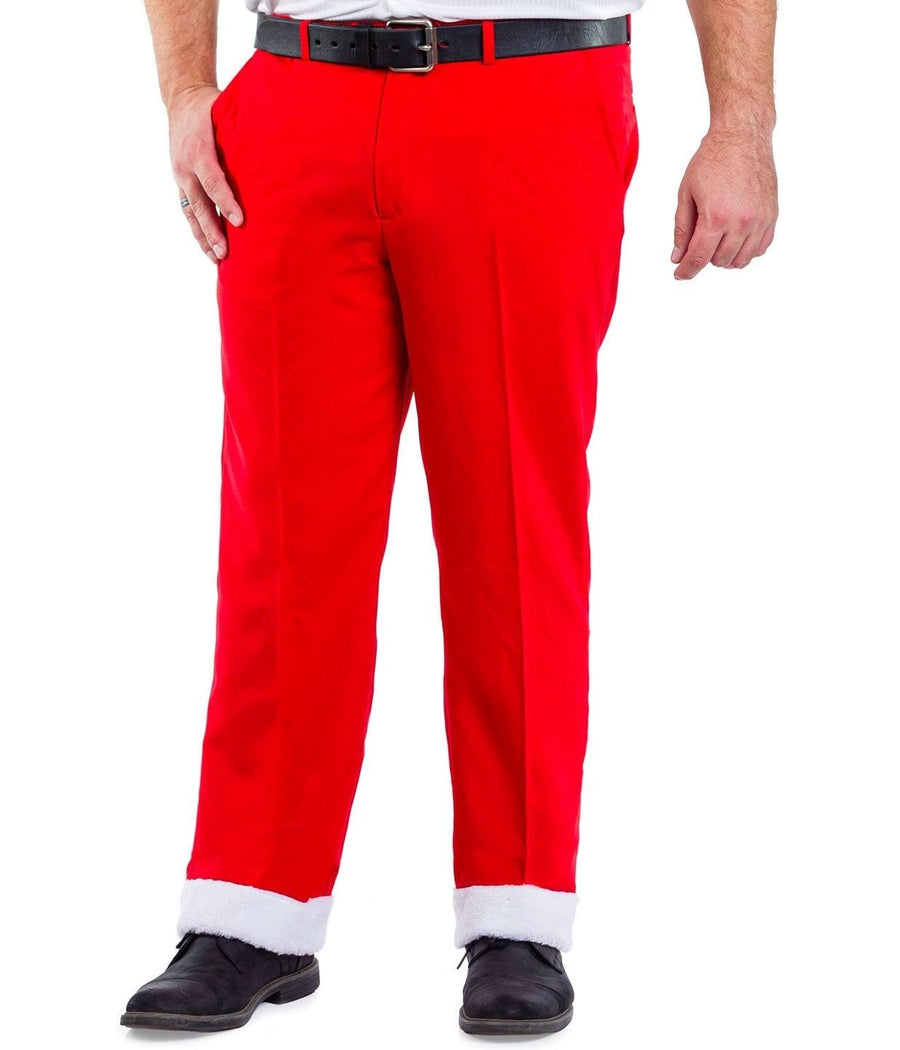 Furry Santa Big and Tall Suit Pants