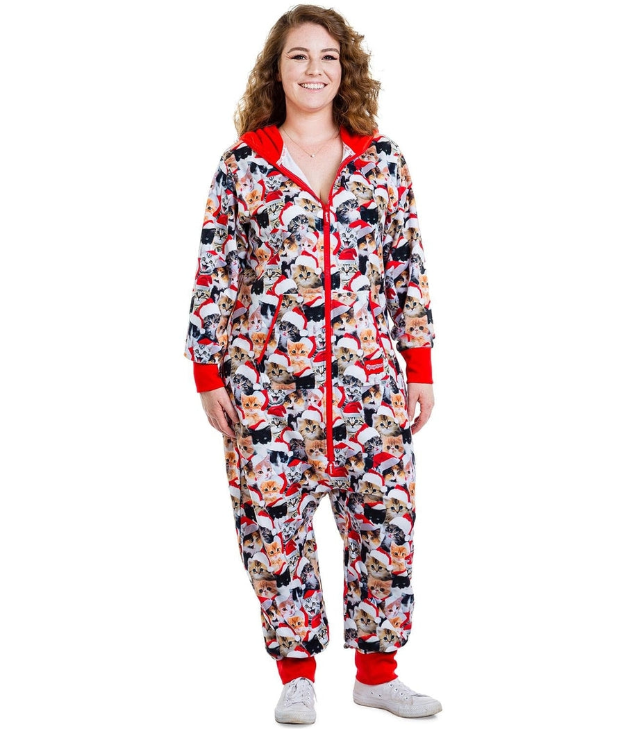 Plus size christmas online onesie pajamas