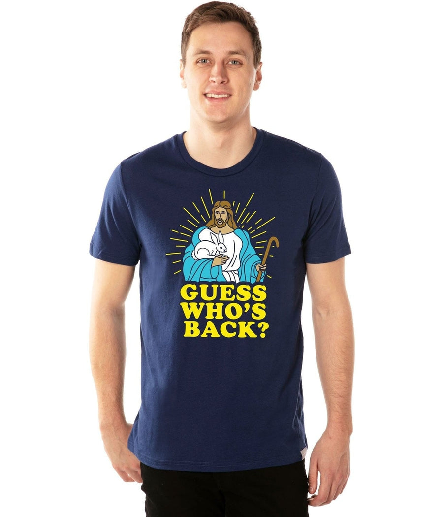 Guess Who's Back Tee: Men's Easter Outfits | Tipsy Elves