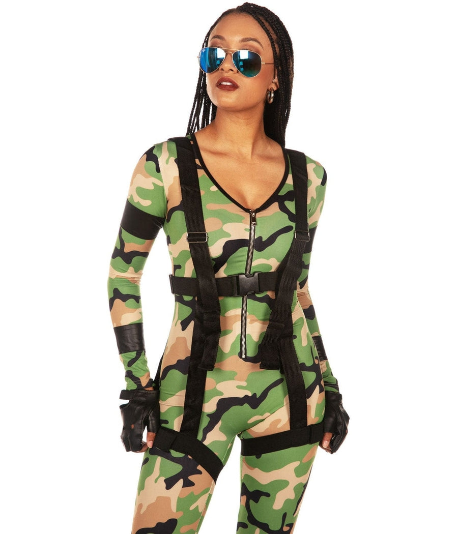 Tipsy Elves Disfraz militar de Halloween para mujer
