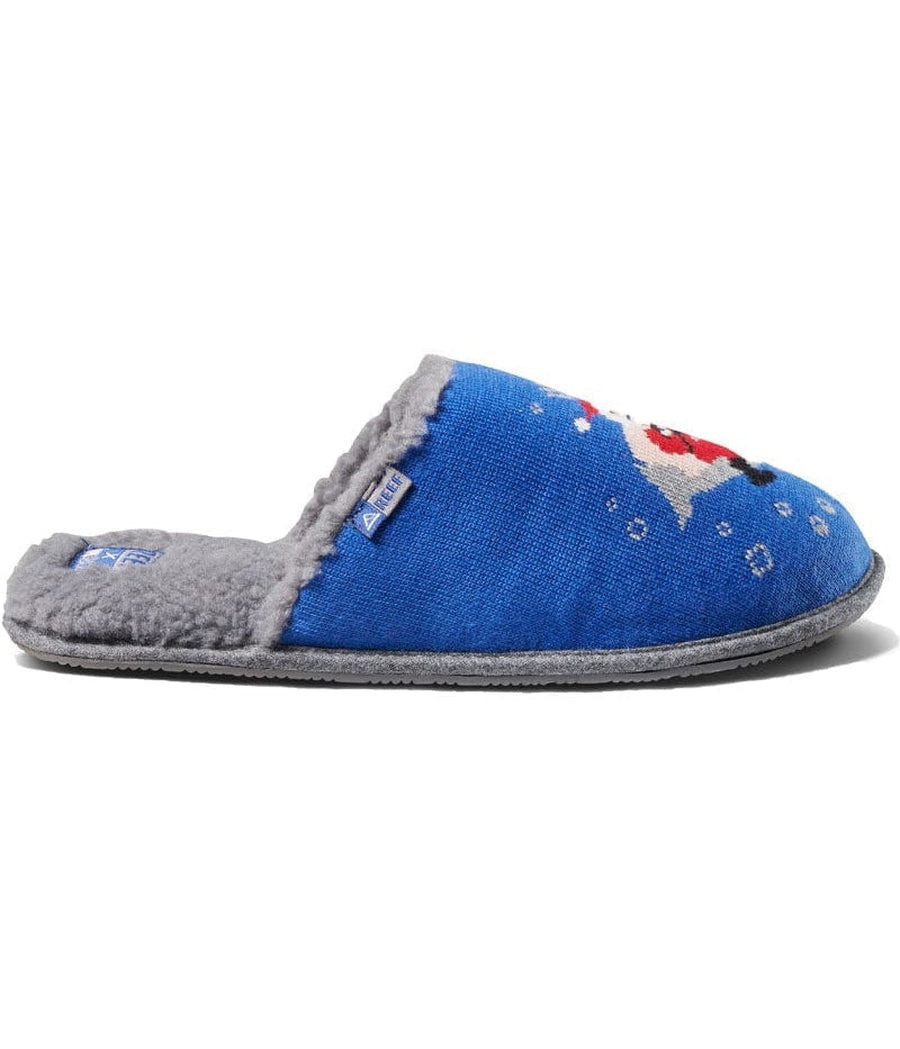 Men's Santa Shark Reef Slippers