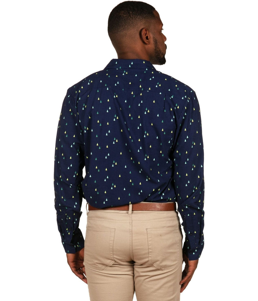 Tree Time Long-Sleeve Button Down Shirt: Men's Christmas Outfits | Tipsy  Elves