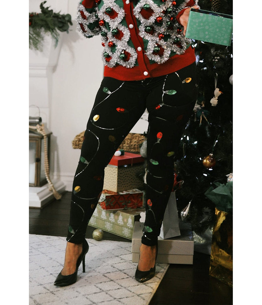 Christmas Leggings Women s Ugly Christmas Leggings Tights Tipsy Elves