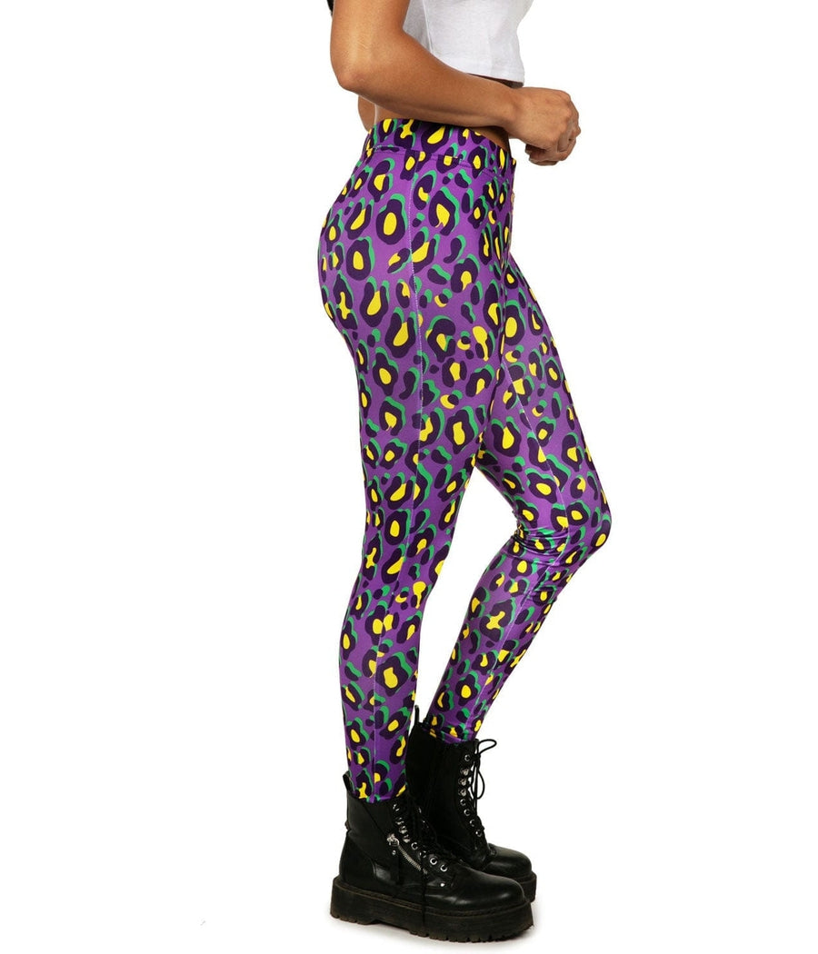 Mardi Gras Leopard Leggings: Women's Mardi Gras Outfits