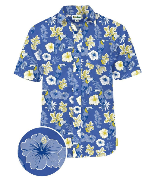 Moonlight Hibiscus Hawaiian Shirt