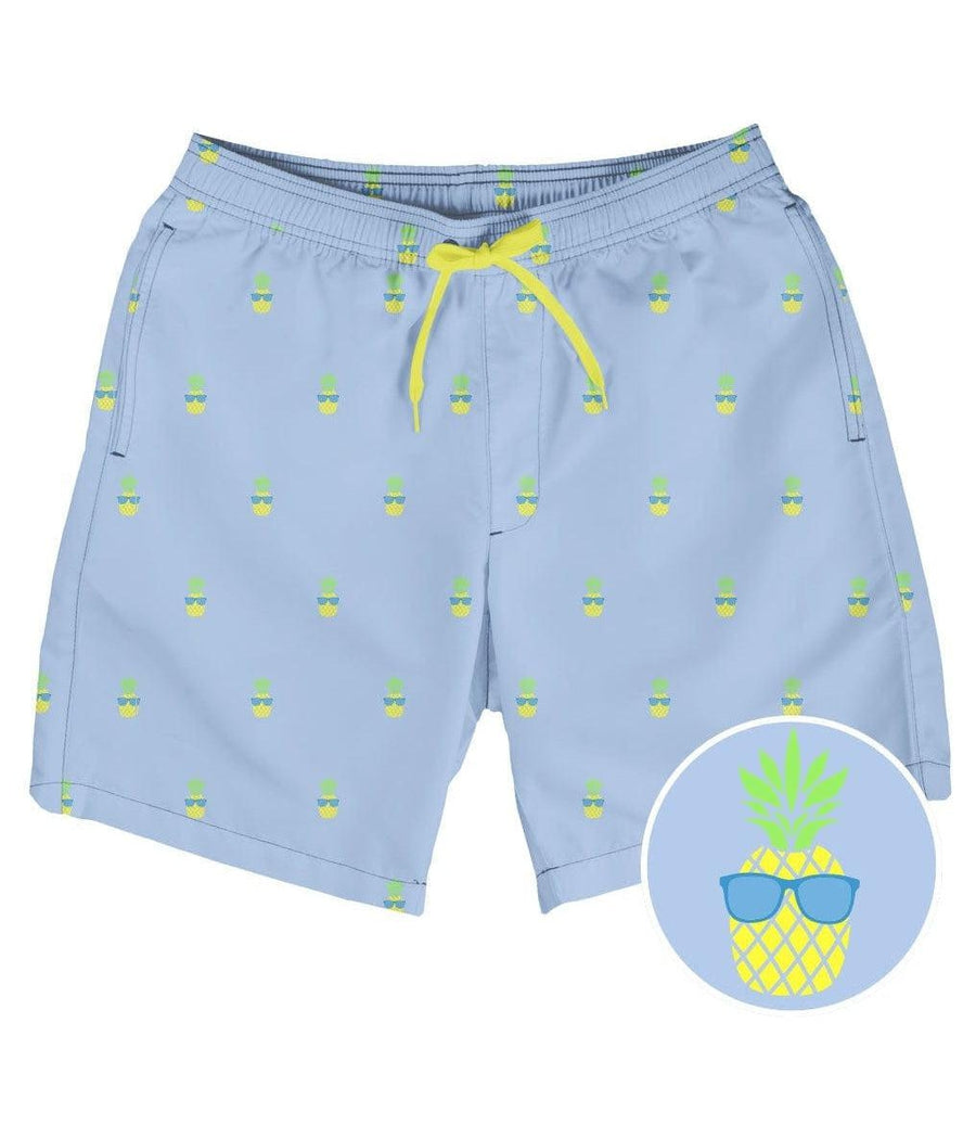 Pineapple Peepin' Swim Trunks