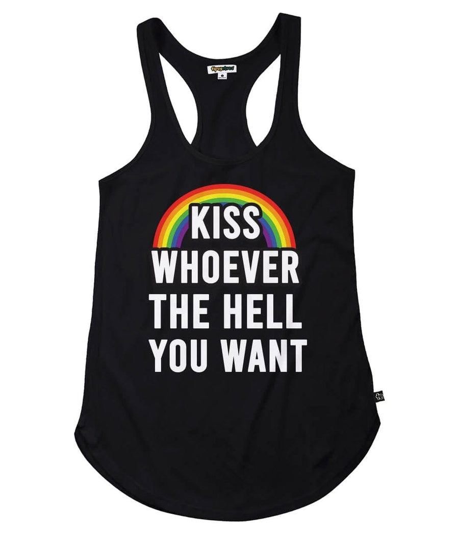 Kiss Whoever You Want Racerback Tank Top