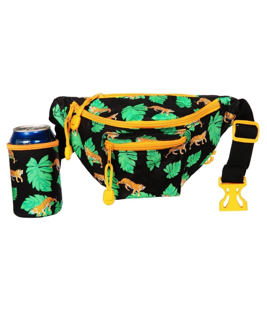 King of Tigers Fanny Pack with Drink Holder: Summer Outfits | Tipsy Elves