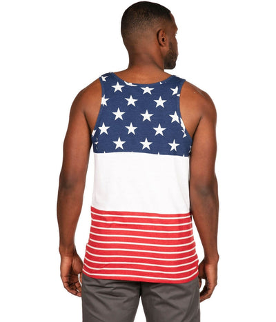Jo da bold Rynke panden USA Stripes Tank Top: Men's Patriotic Outfits | Tipsy Elves