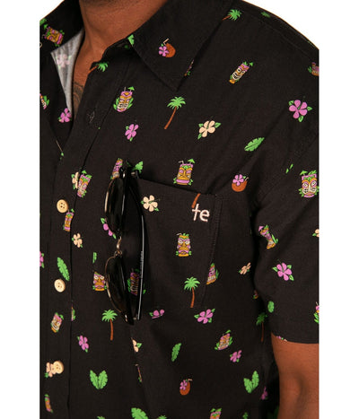 Tipsy Elves Men's Tacosaurus Hawaiian Shirt