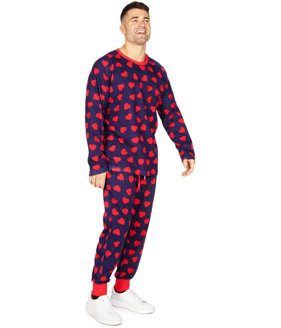 Men's best sale heart pajamas