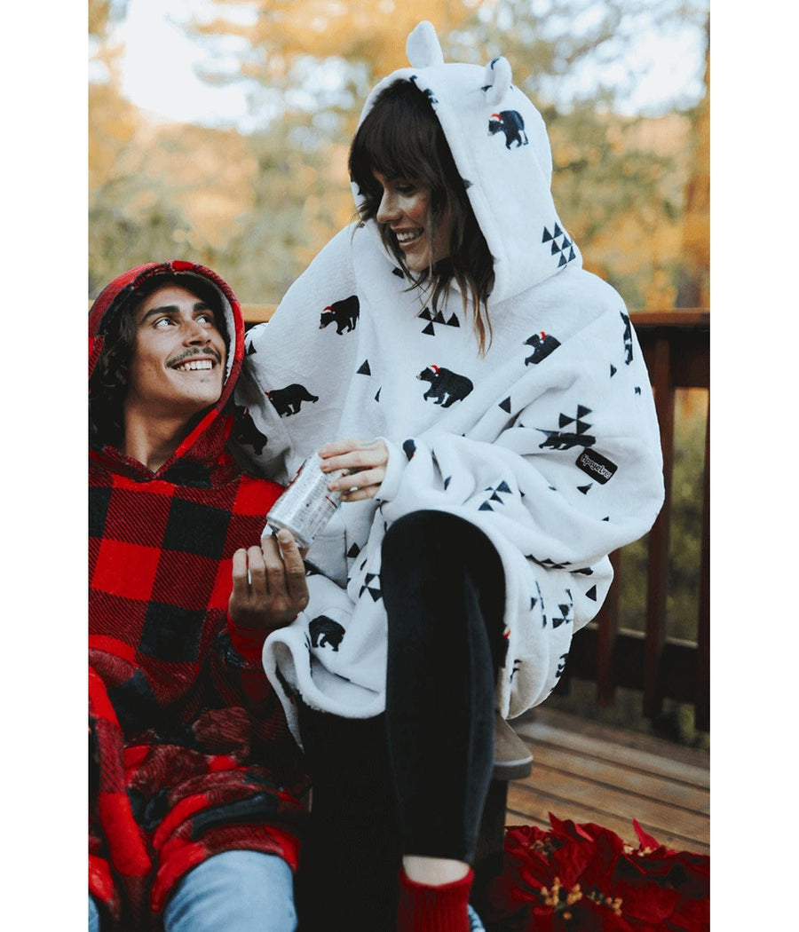 Santa hoodie blanket hot sale