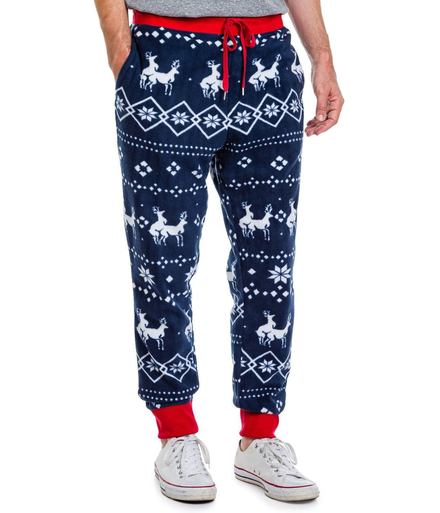 Christmas Joggers: Womens & Mens Christmas Jogger Pajama Pants