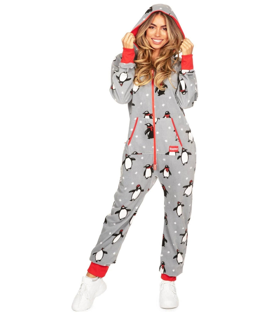 Waddle Wonderland Jumpsuit: Women's Christmas Outfits | Tipsy Elves