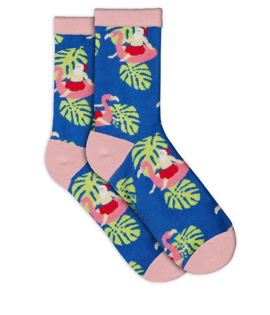 Santa Pool Party Socks: Women's Christmas Outfits | Tipsy Elves