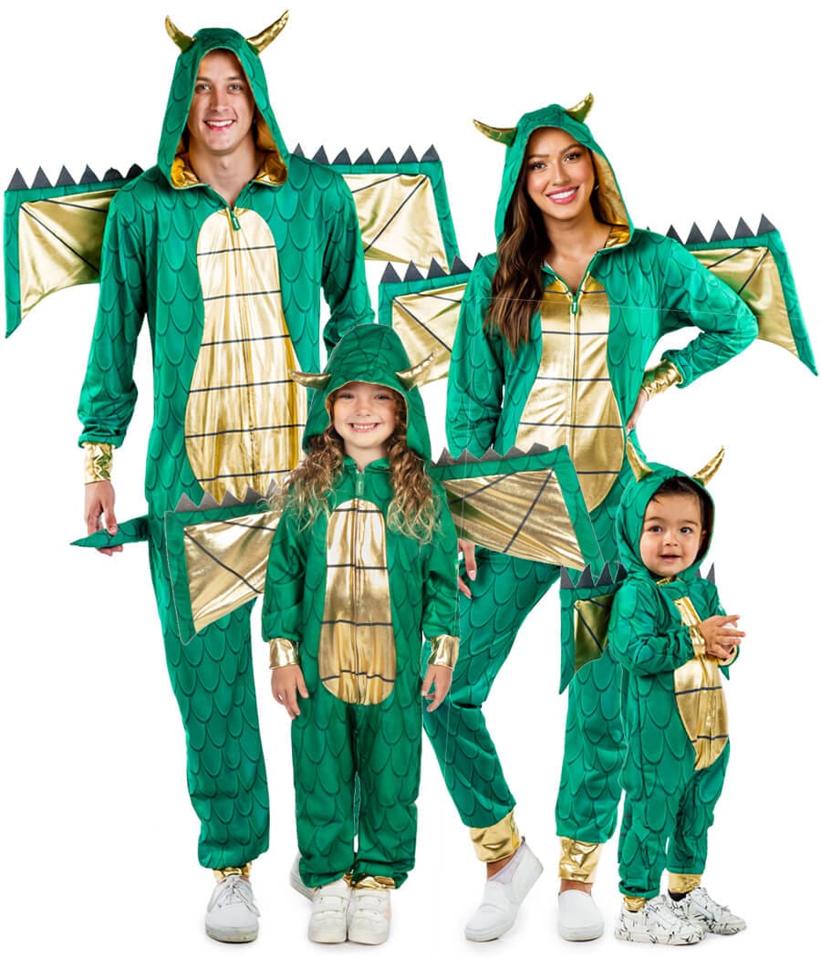 Green and Gold Dragons