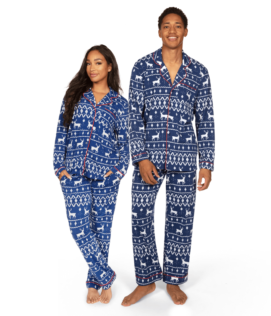 Blue family pajamas new arrivals