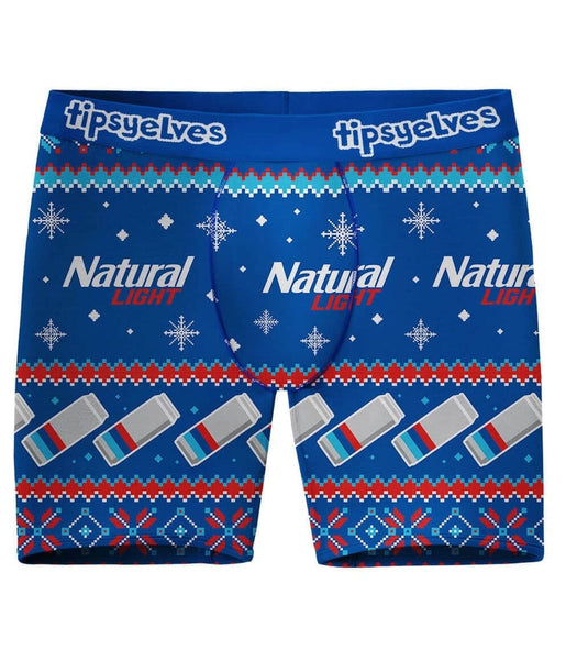 Crazy Boxer Bud Light Logo Print Men's Boxer Briefs