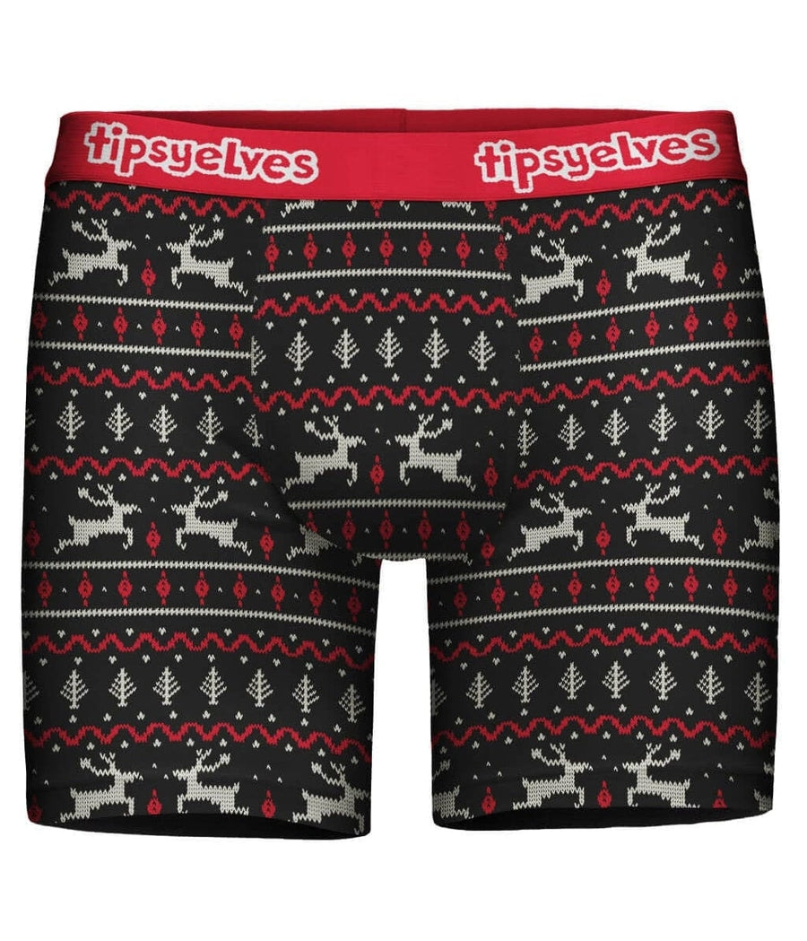 Frankly Funny Christmas Mens Funny Briefs Boxer Shorts - Reindeer Antler