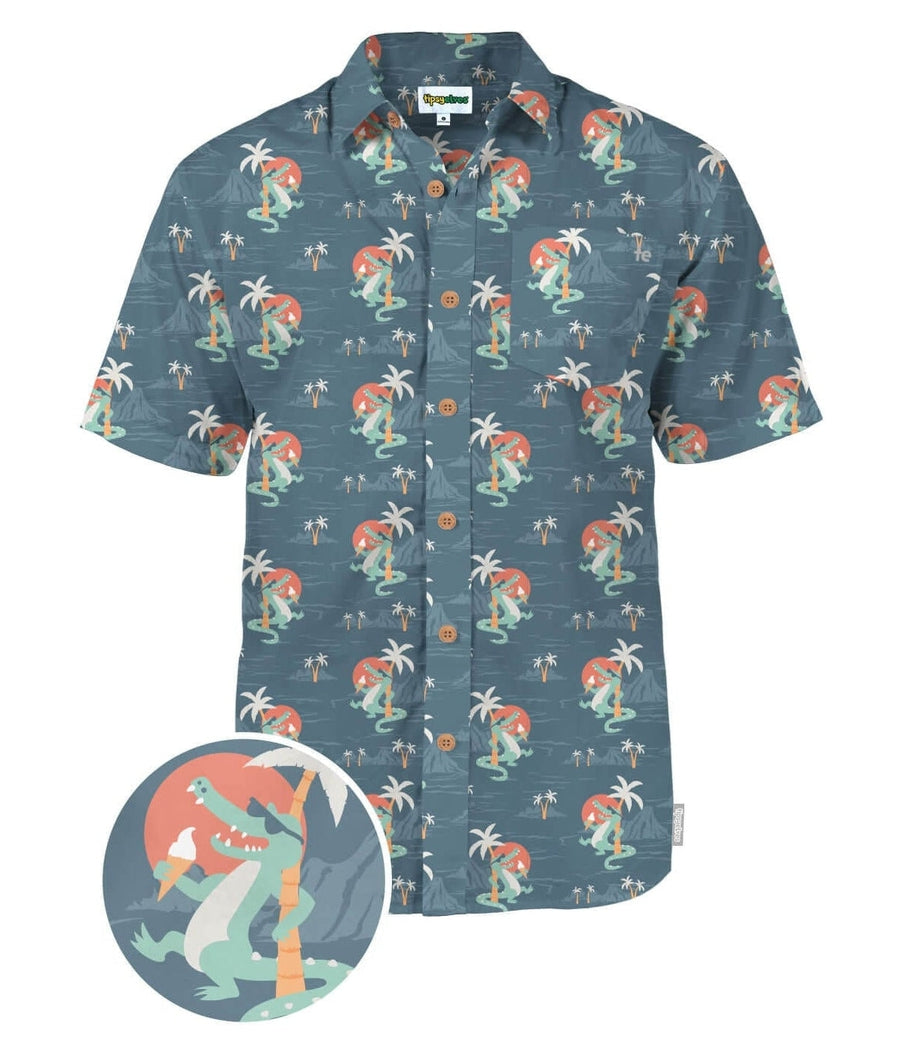 Gator Flavor Hawaiian Shirt: Men's Summer Outfits | Tipsy Elves