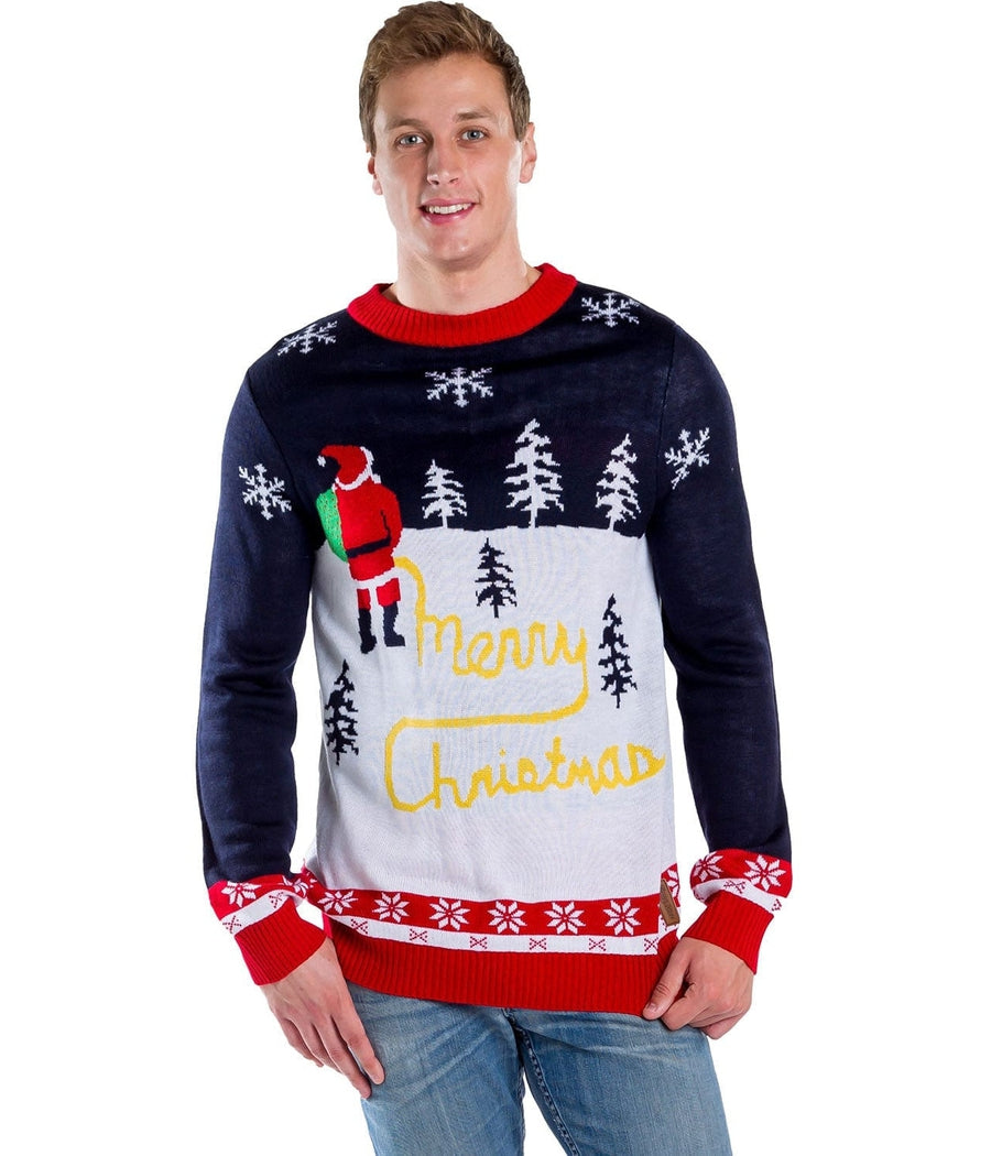 Mens funny christmas on sale sweaters