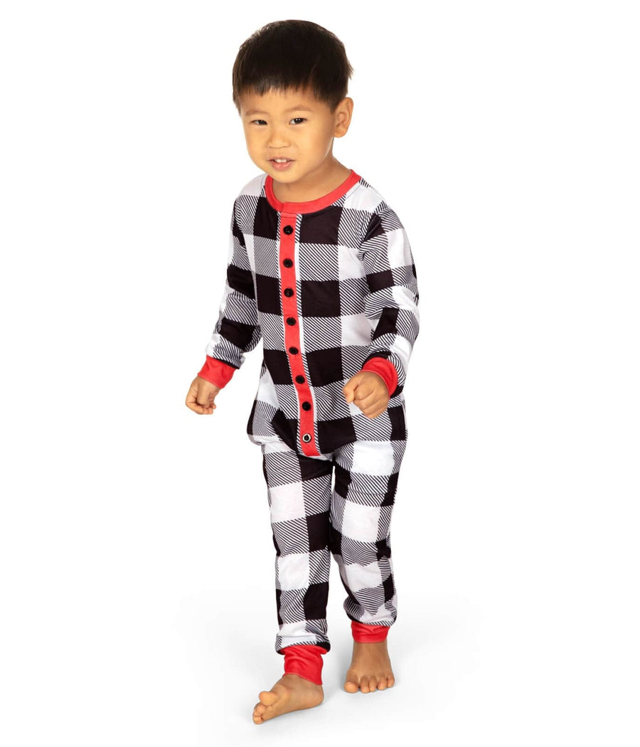 Christmas Crew Plaid Onesie Pajamas Toddler Boy s Christmas