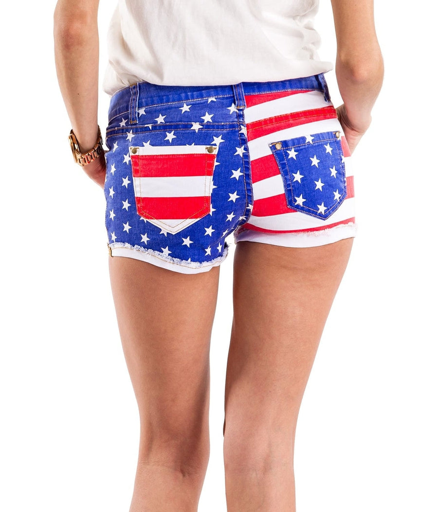  Deerose Fourth of July Board Shorts for Girl American Flag  Patriotic Stars and Stripes Independence Day Swim Shorts 5-6 Years:  Clothing, Shoes & Jewelry