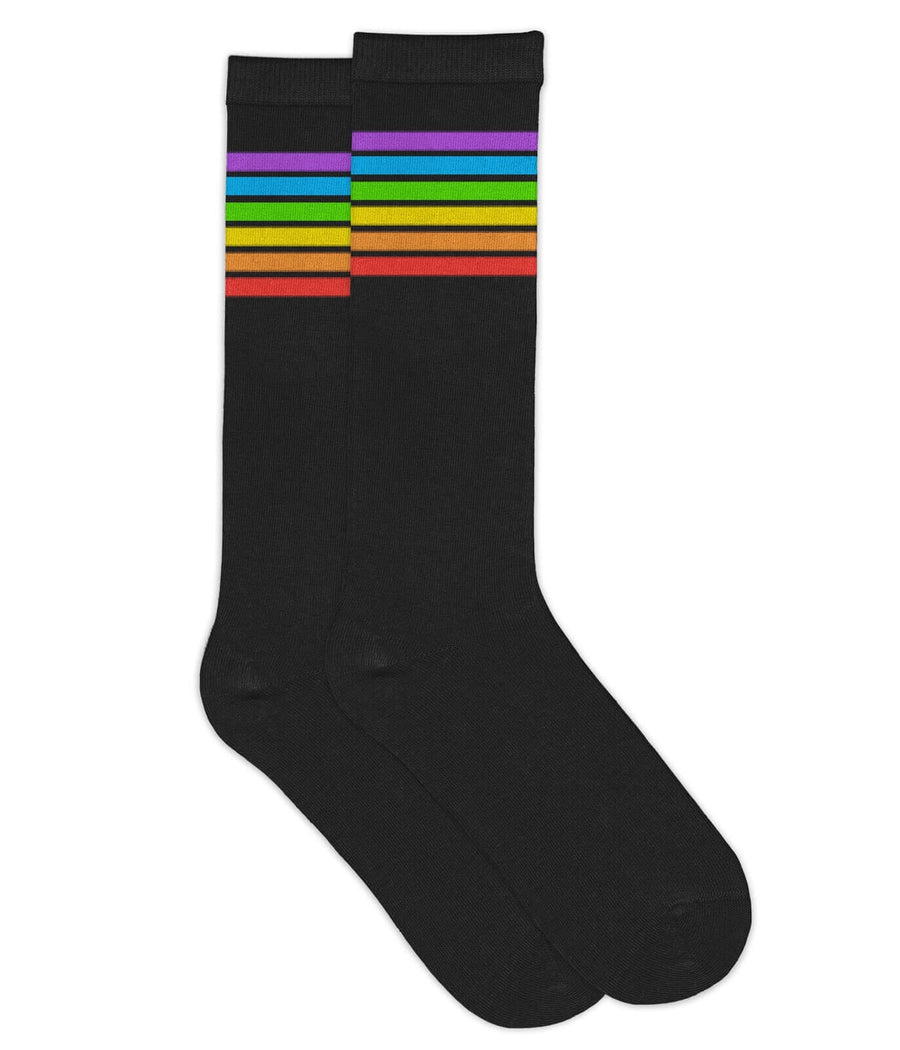 Black Rainbow Socks: Women's Rainbow Outfits | Tipsy Elves