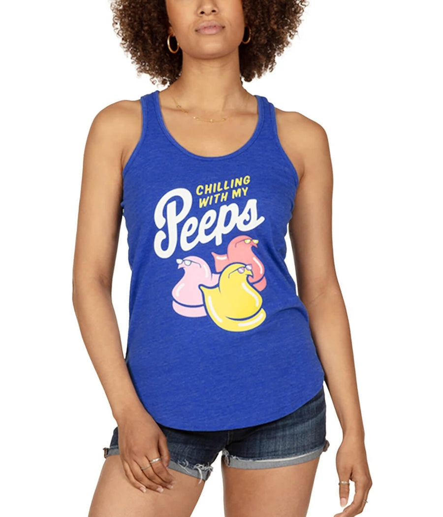 Women's Chillin' With My Peeps Tank Top Image 2