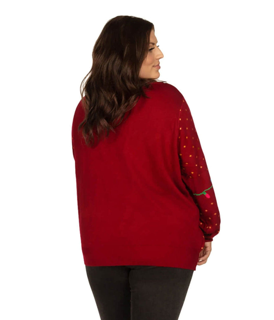 Plus size light up ugly christmas sweater best sale